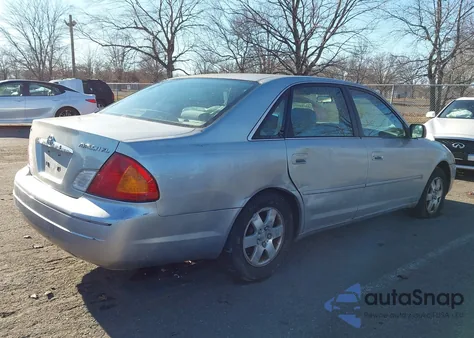 2000 Toyota Avalon Xl from USA, damaged, VIN 4T1BF28B9YU109775